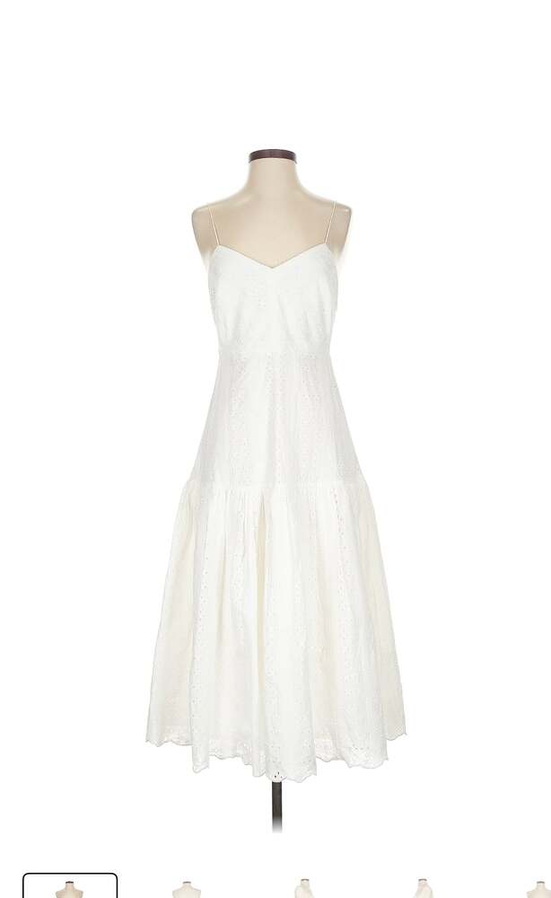 White eyelet J. Crew cocktail dress size 00